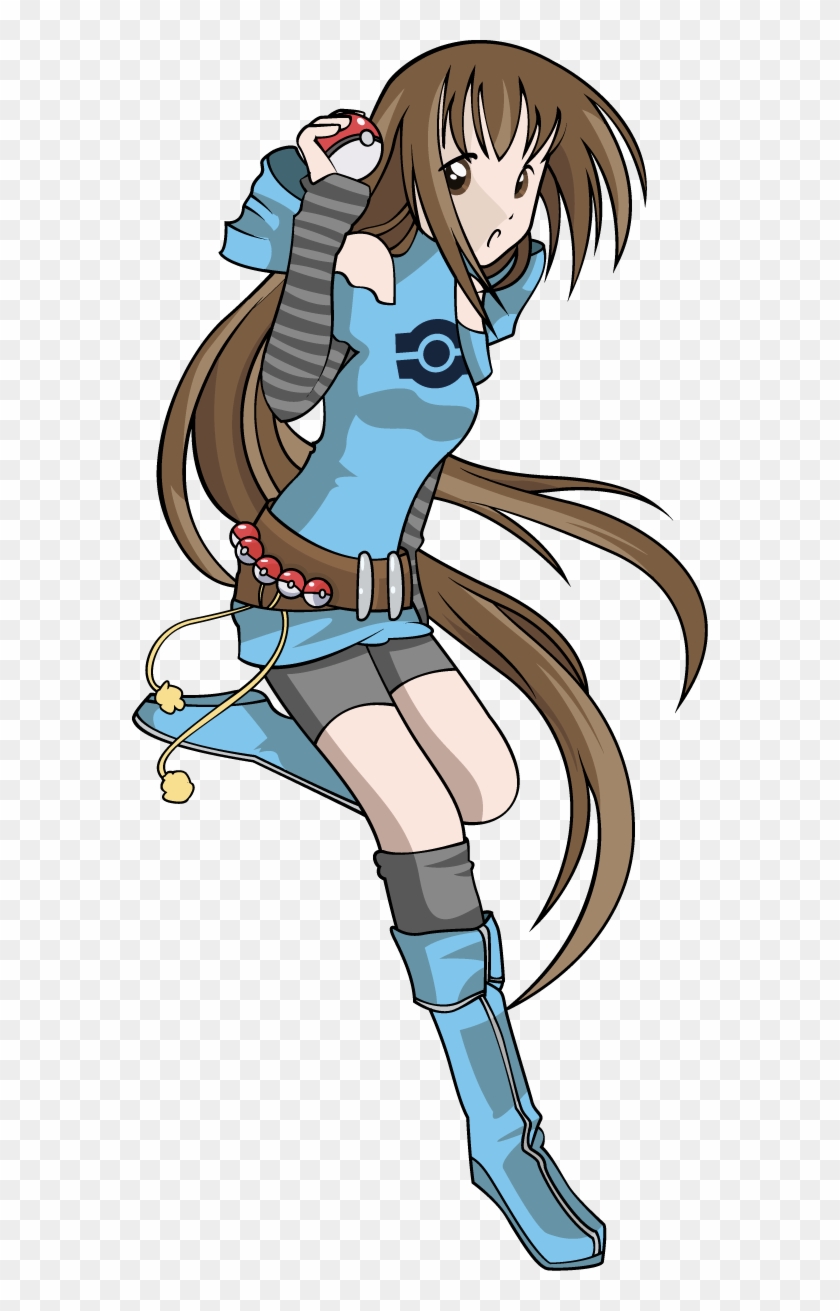 Female Pokemon Trainer By Alpha-mon - Pokémon #825095