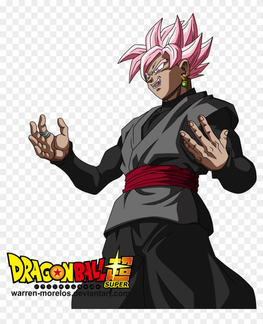 Black Goku Rose By Warren-morelos - Dragon Ball Super Son Goku Black Zamasu Dragonball #825333