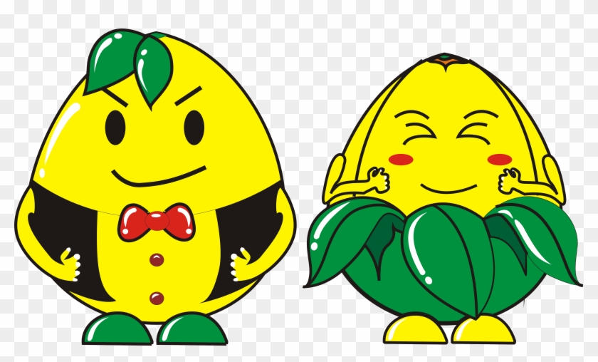 Pomelo Cartoon Clip Art - 柚子 卡通 #825533