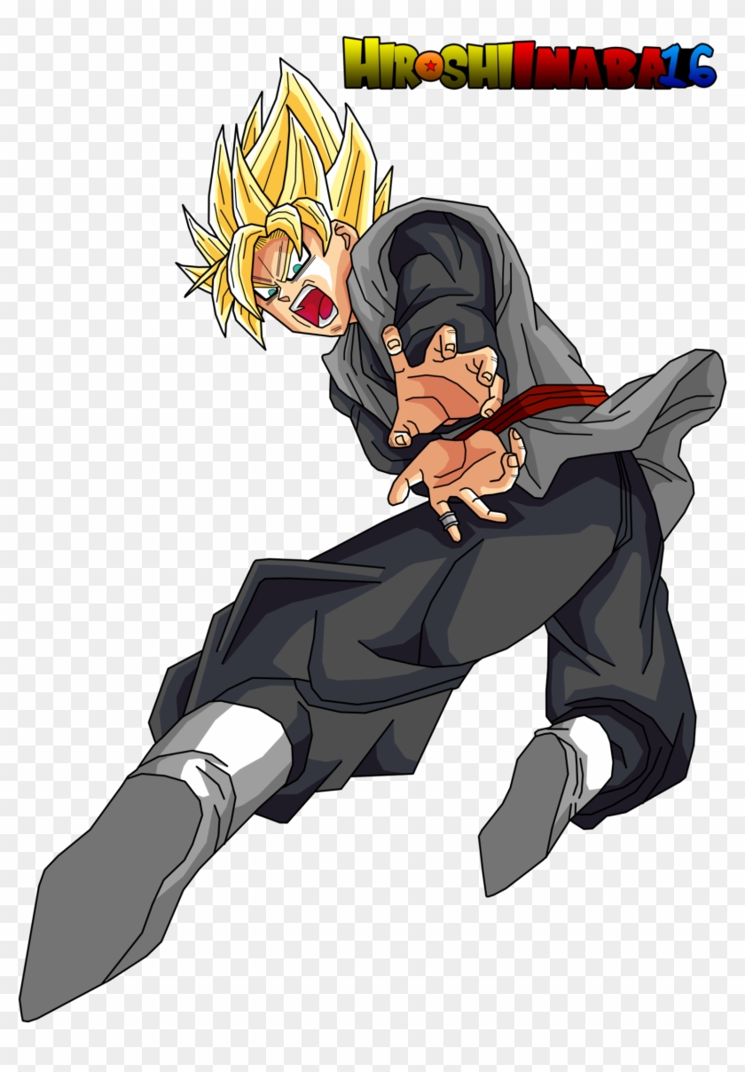 Black Goku Ssj Bt3 By Hiroshiianabamodder Black Goku - Black Goku Ssj Png #825513