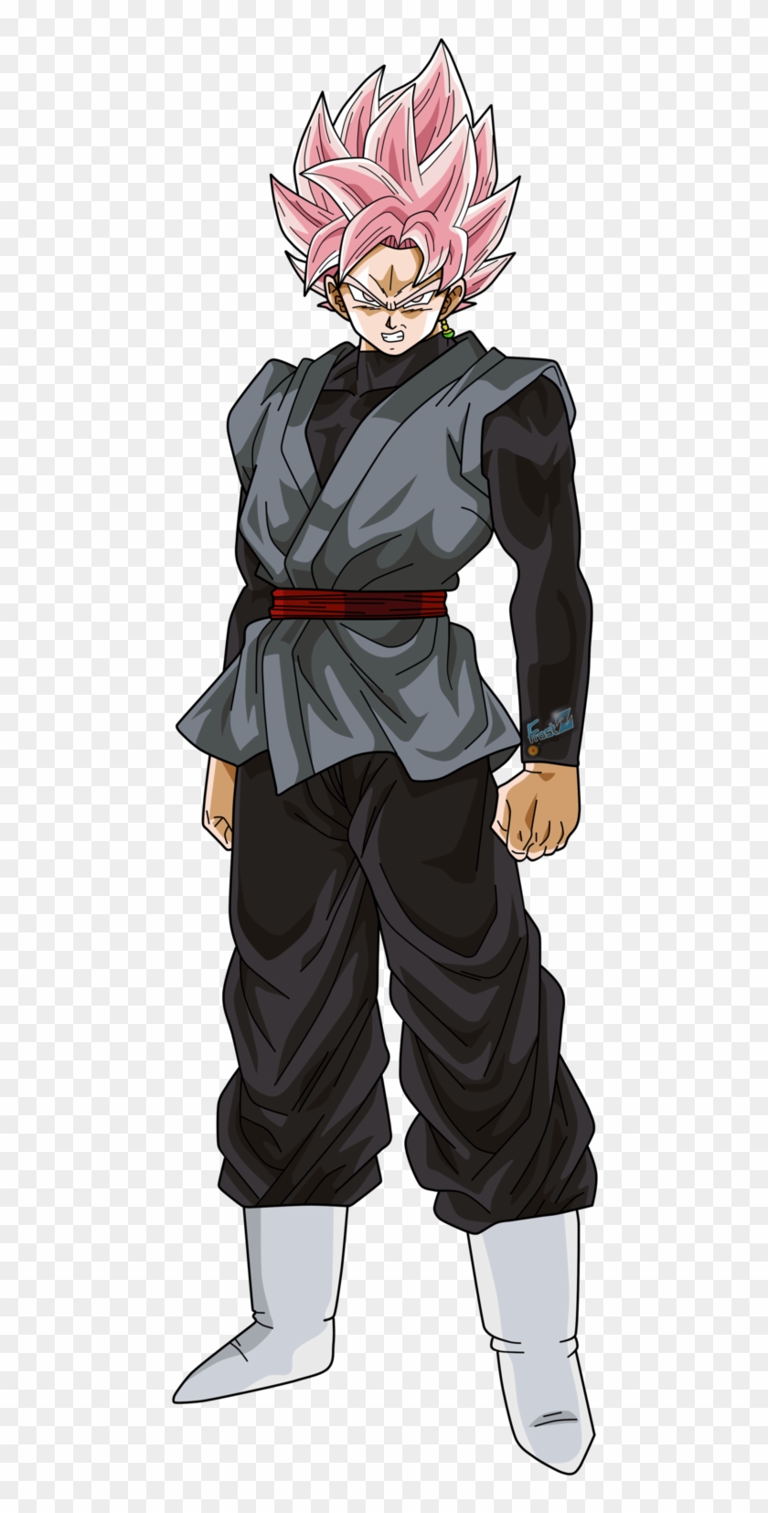 Goku Black Super Saiyan Rose By Chronofz - Dragon Ball Z 3d Sweatshirt Hooded Goku Black Super #825538