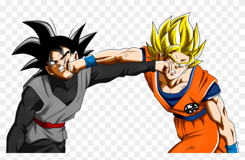 Goku Vs Black By Rmehedi - Goku Black Goku Face To Face #825566