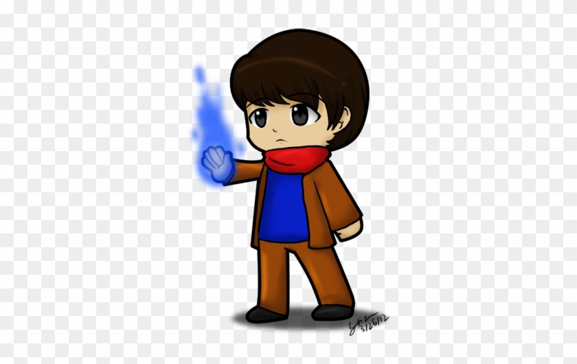 Chibi Merlin By Kitsuguardian - Cartoon #825654