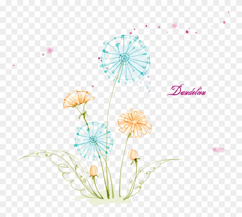 Drawing Watercolor Painting Colored Pencil Illustration - Samsung Tab 4 8.0 Case, Gift-hero Dandelion Series #825657
