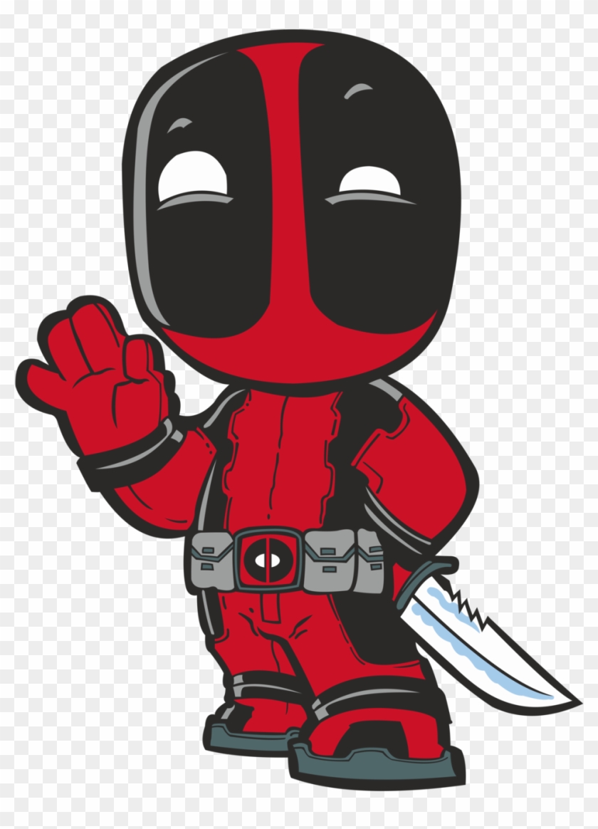 Deadpool By Daftvector Deadpool By Daftvector - Chibi Deadpool #825680