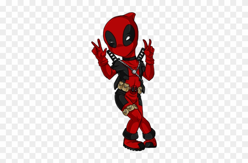 Chibi Deadpool By Bakanekosango - Chibi Deadpool #825708