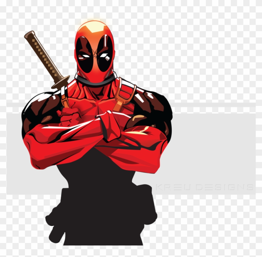 Deadpool Vector By Kr3uzl3r - Goldendeal Ps4 Slim Console And Dualshock 4 Controller #825793