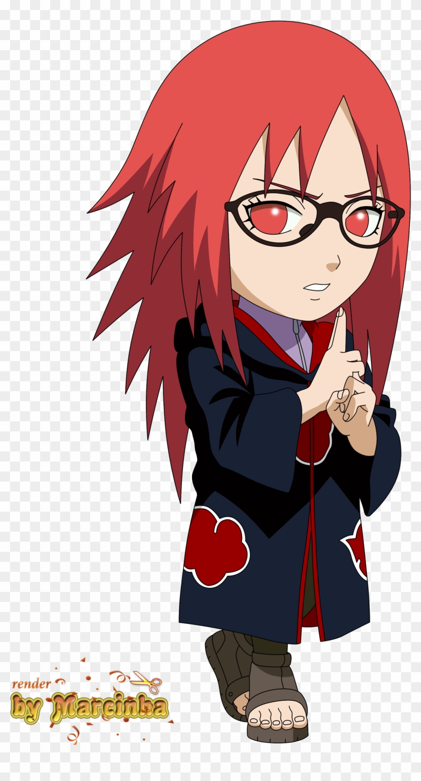 Chibi Karin Akatsuki By Marcinha20 Chibi Karin Akatsuki - Karin Chibi Naruto #825949