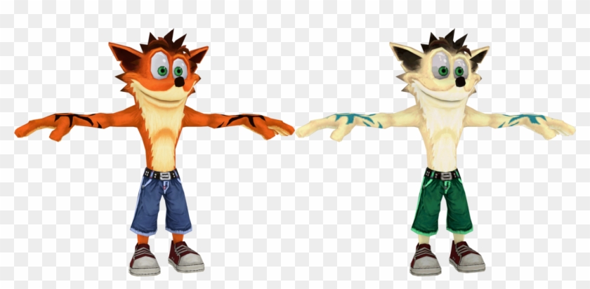 Crash Bandicoot Model By Crasharki - Crash Of The Titans Model #826091
