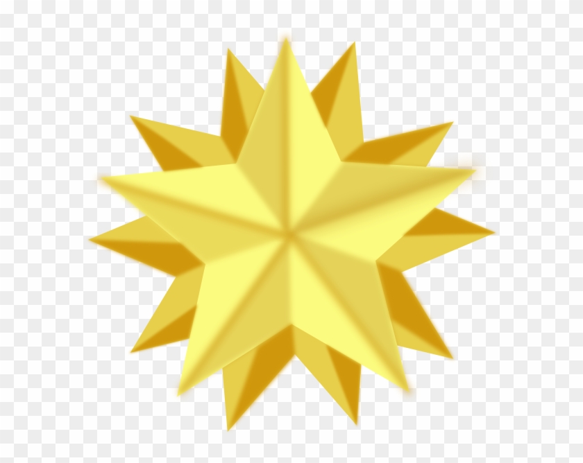 Gold Star Golden Star Clip Art At Vector Clip Art - Big Golden Star #826380