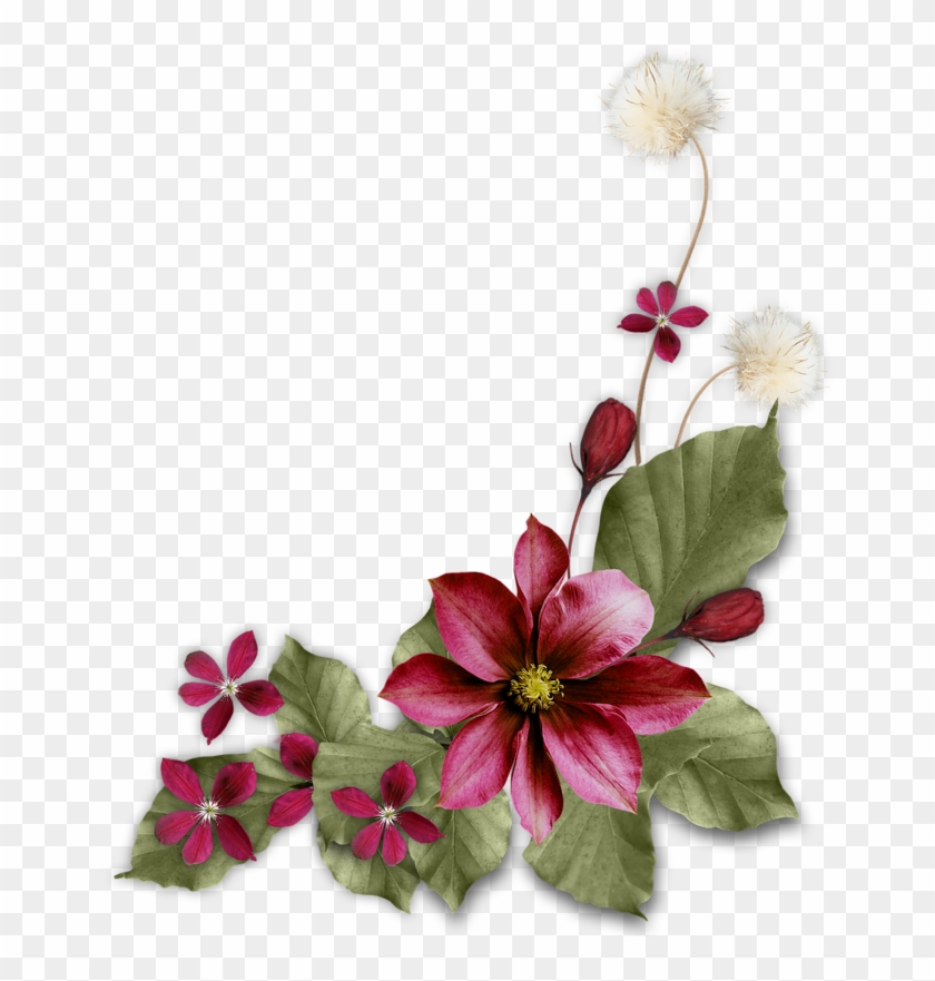 Обсуждение На Liveinternet - Dark Red Flower Png #826587