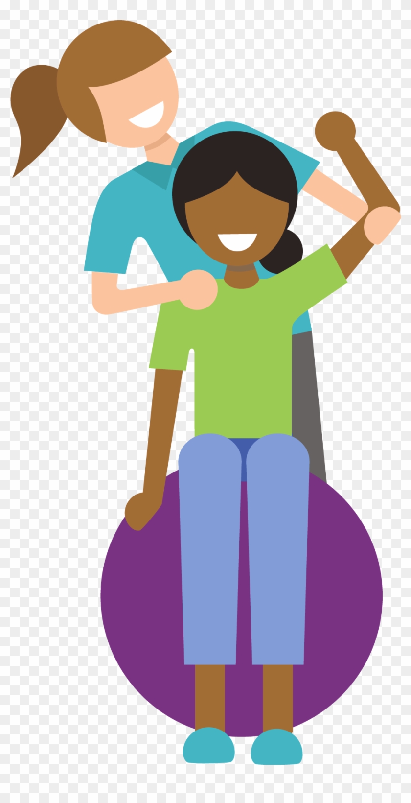 Illustration Of Two People - Illustration #827027
