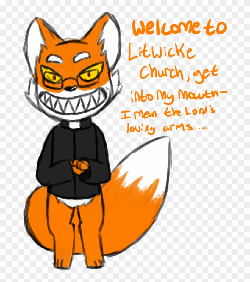 Fox Priest, Rev - Cartoon #827461
