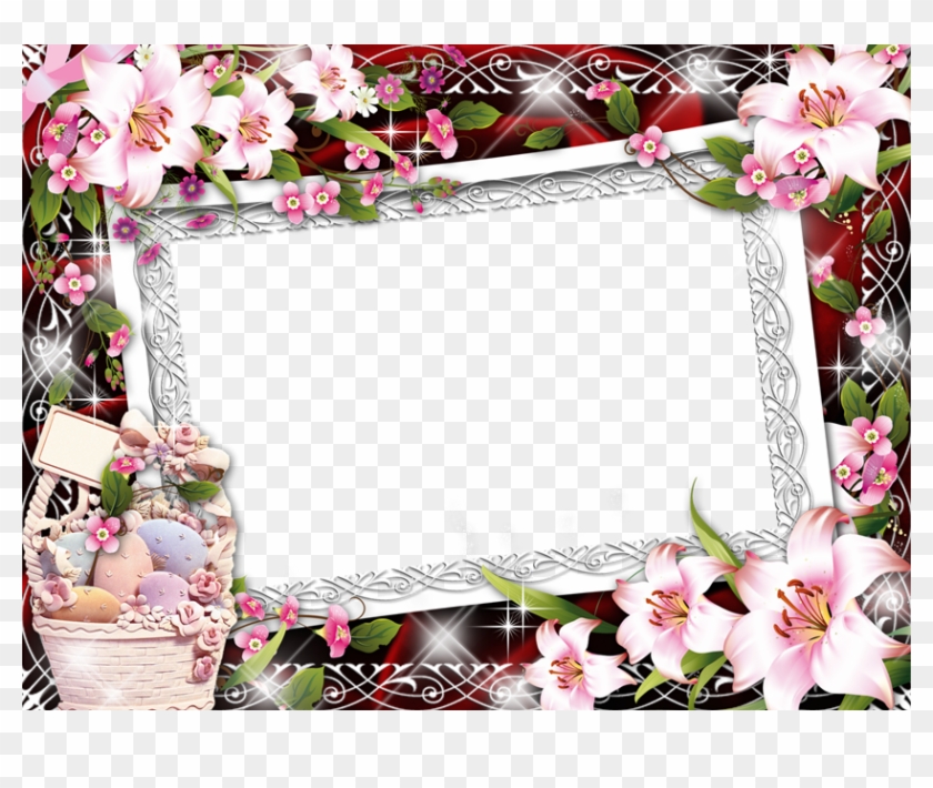 Moldura Para Fotos - Pink Easter Frames #827688