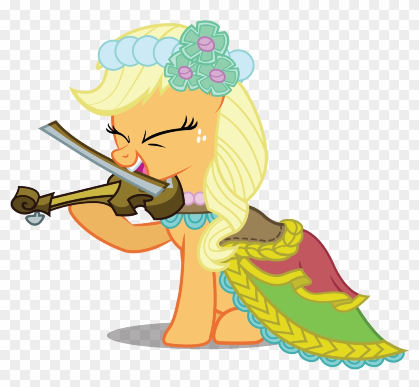 Applejack The Fiddler By Birthofthepheonix Applejack - Mlp Apple Fritter #827852