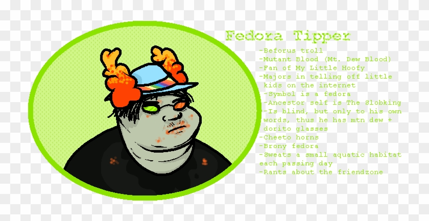 Fedora Tipper By Witchb0y - Cartoon #828178