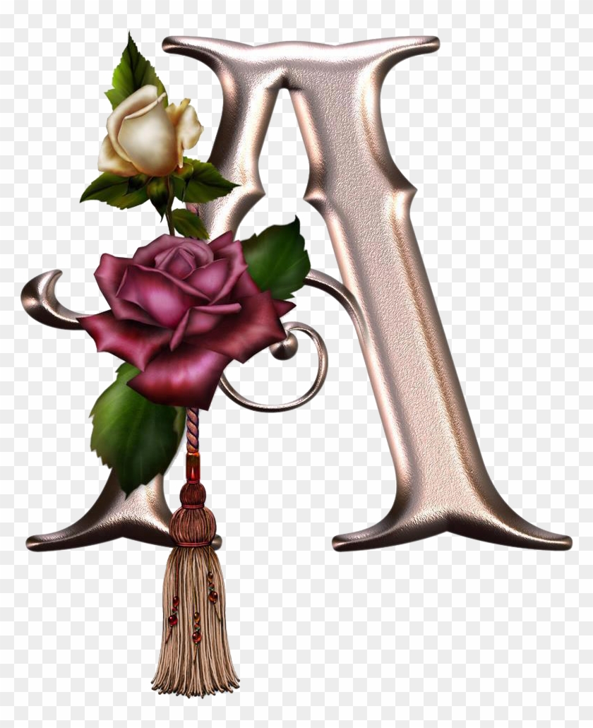 Alfabeto Con Rosas - Abecedarios Con Rosas #828558