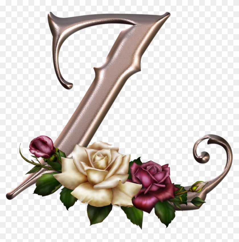 Alfabeto Con Rosas - Valentine's Day Card With Heart And Roses - My Sweet #828574