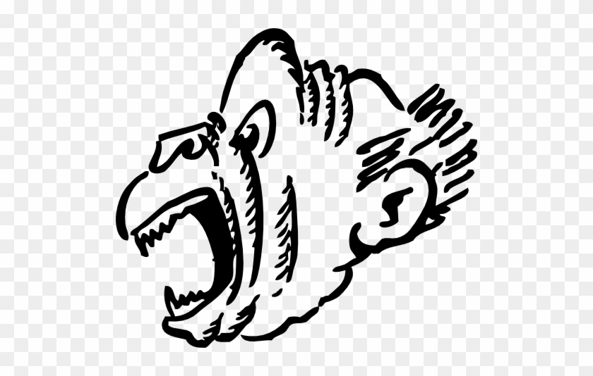 Screaming Monkey Clipart - Screaming Monkey Clipart #829296