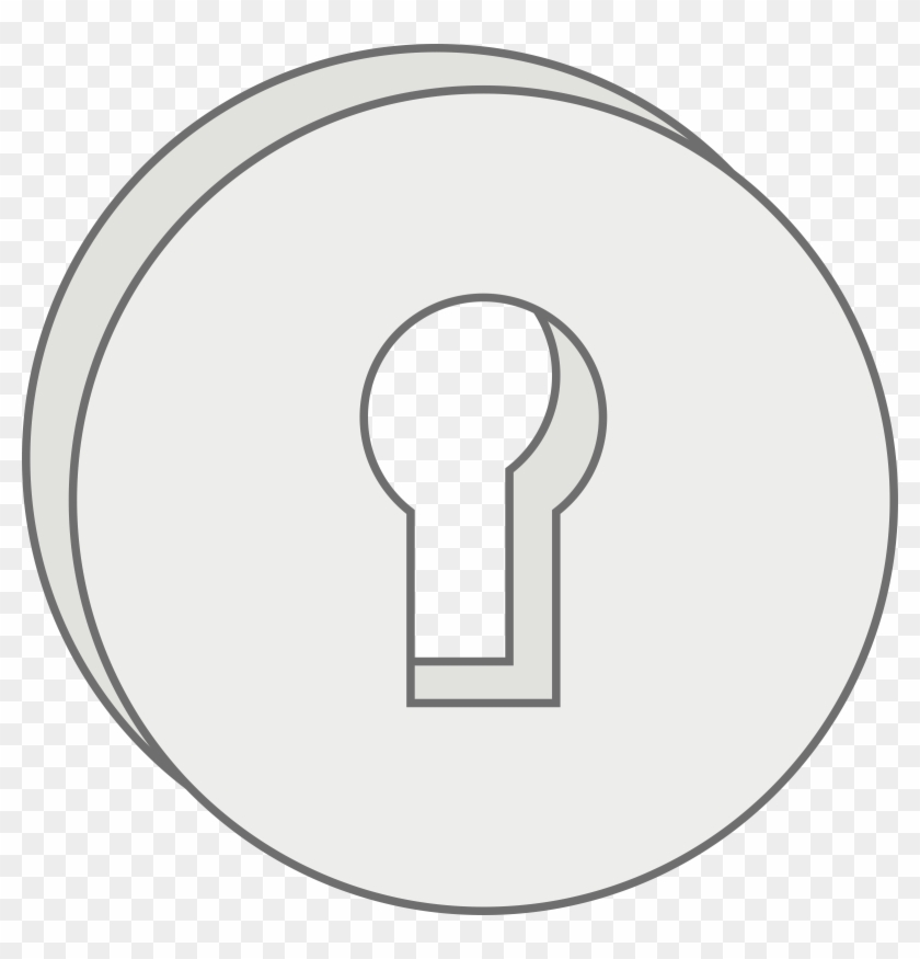 Big Image - Key Hole Clip Art #829632