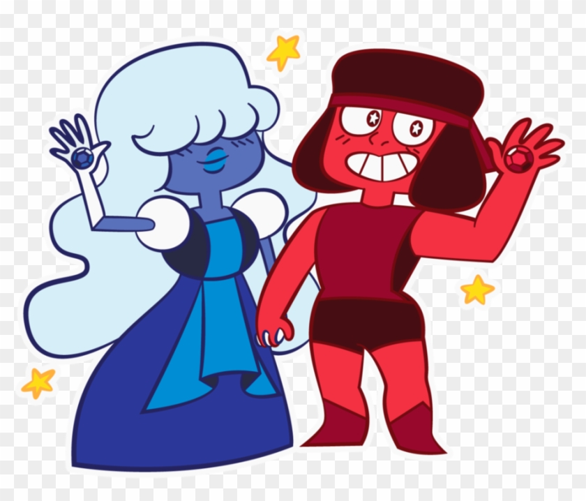 Sapphire And Ruby By Misora Roll On Deviantart - Sapphire And Ruby By Misora Roll On Deviantart #829674