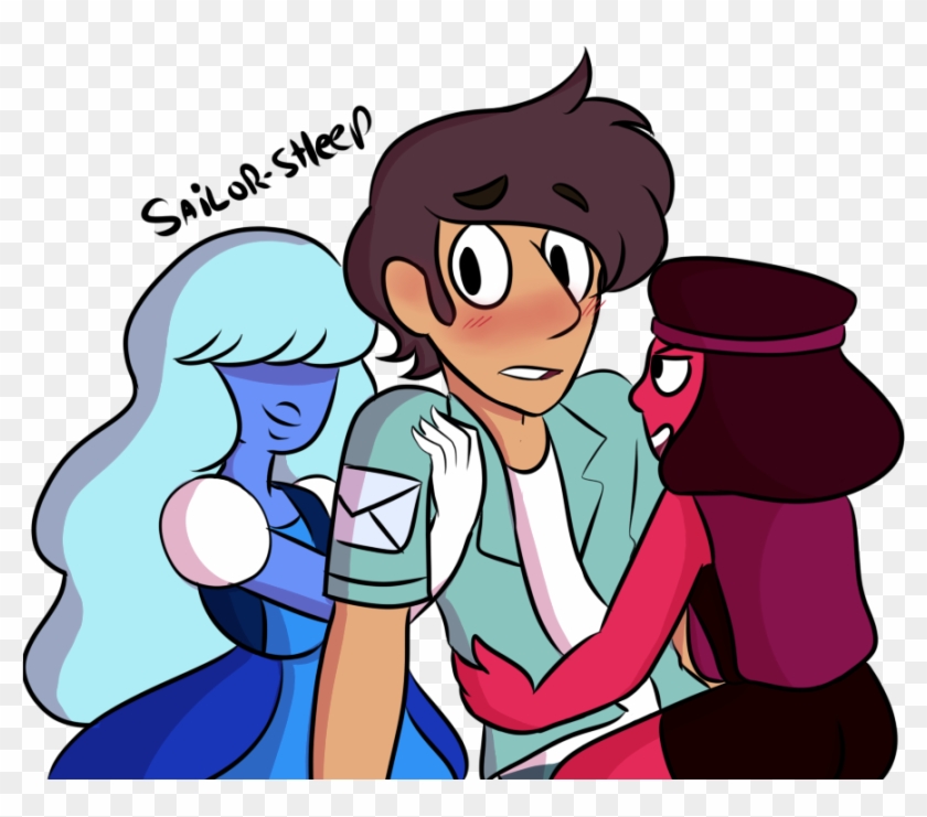 Ruby Clipart Sapphire - Steven Universe Garnet And Jamie #829692