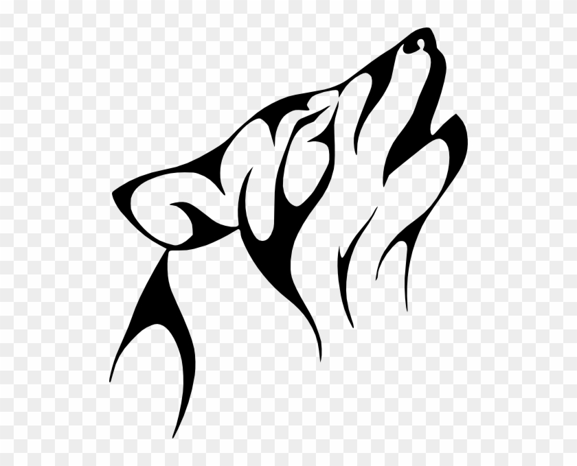 Best Photos Of Simple Wolf Outline - Wolf Head Drawing Easy #829842