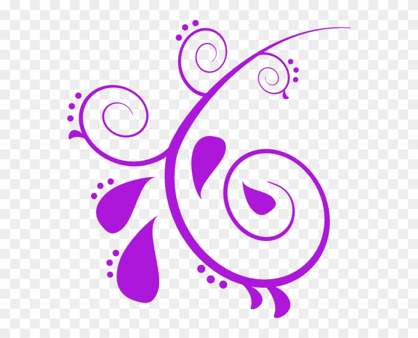 Scroll Clipart Curve Design - Free Paisley Clip Art #829868