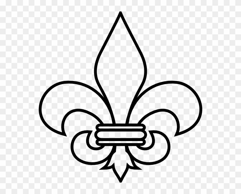 Saints Clip Art At Clker Com Vector Clip Art Online - Fleur De Lis Clip Art #830490