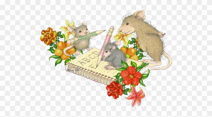 Alphabet - - Mice Penmanship Rectangle Magnet #830528