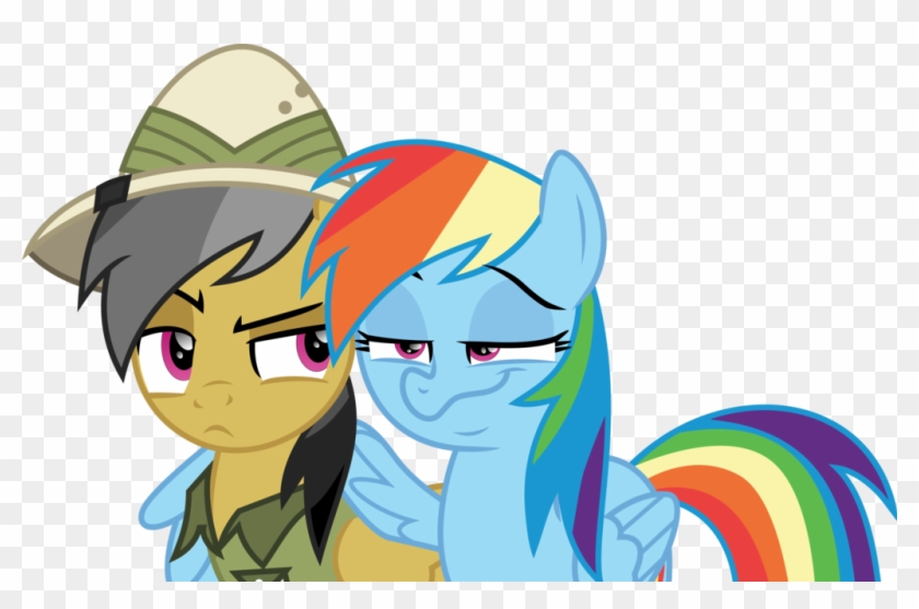 Daring Doo And Rainbow Dash Commission By Paulysentry - Rainbowdash Hugs Daring Doo #831058