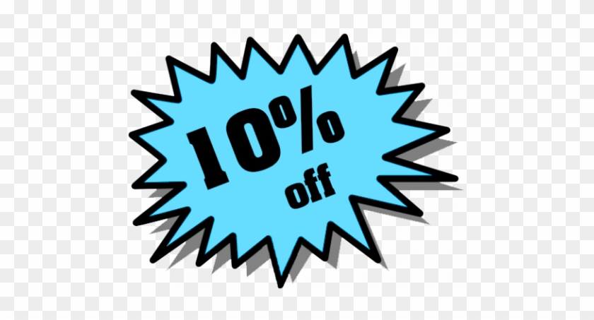 10% Off Coupon - Blowout Sale Clip Art #831305