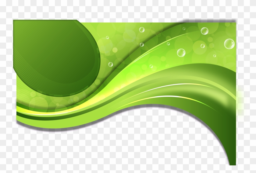 Euclidean Vector Curve Line - Vector White And Green Background Wallpaper Hd #831799