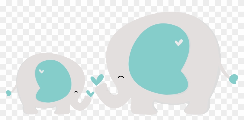 Cat Mom And Baby Animals Blue - Infant #832489