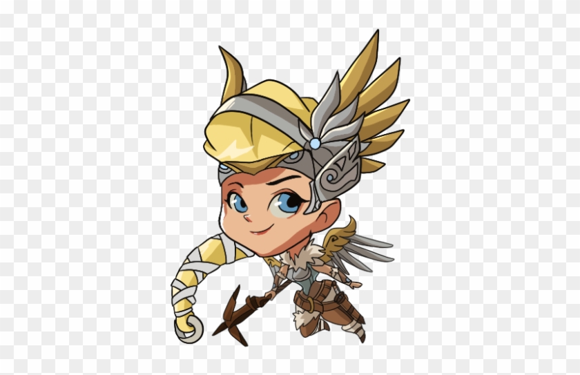 Overwatch Clipart 1080p - Overwatch Mercy Cute Spray #832849