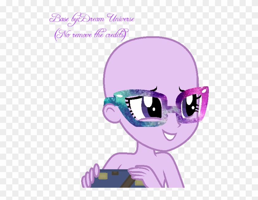 Twilight Sparkle Base Using Base Glasses By Universe-dream - Twilight Sparkle Base Eg #833282