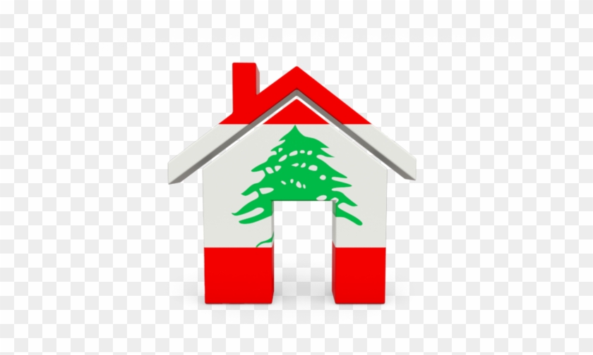Illustration Of Flag Of Lebanon - Lebanon Flag Silver Finish Lapel Pin, Red/lavender #833780