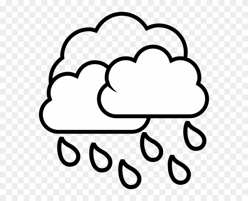 Thunderstorm Clipart - Cloud Coloring #834165