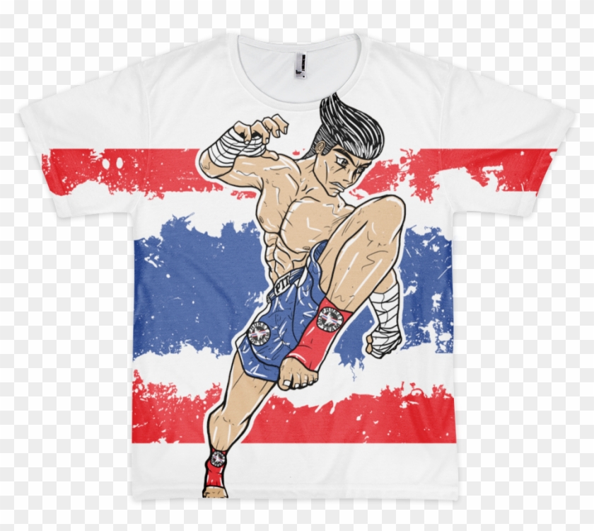 Image Of Phuket Top Team Muay Thai Flag Shirt - Phuket Province #834519
