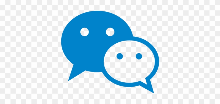 Wechat - Ffcclinic - Wechat Logo Blue Png #834605