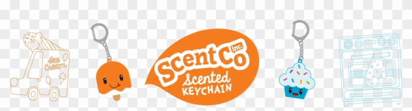 Breloczek Pachący - Lody Na Patyku Scentco #834646