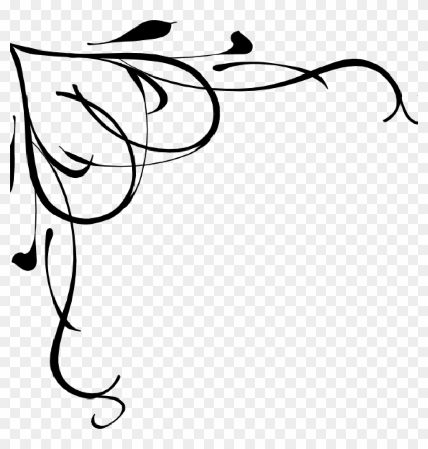 Scroll Border Clip Art Fancy Borders Scrolling Vector - Love Tattoo Quotes For Couples #834795