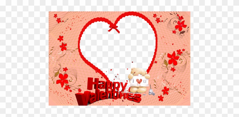 I Love You And Happy Valentine's Day - Frame Transparent Happy Valentine's Day #834804