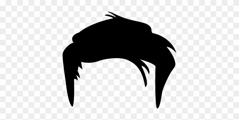 Short Male Hair Shape Vector - Male Hair Vector Png #835045