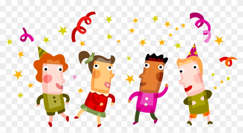 Kids Dancing Clip Art Black And White - Kids Party Clip Art #835481