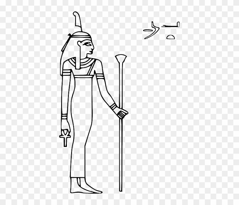 28 Collection Of Egyptian Priest Drawing - Girl Egyptian God Drawing #835553