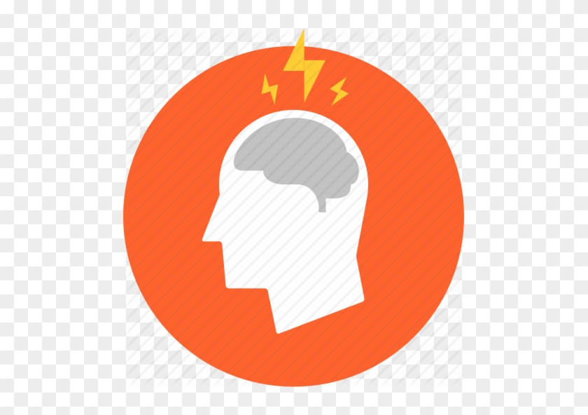 Web 2 Deep Pink Brain Icon - Think Flat Icon #835913