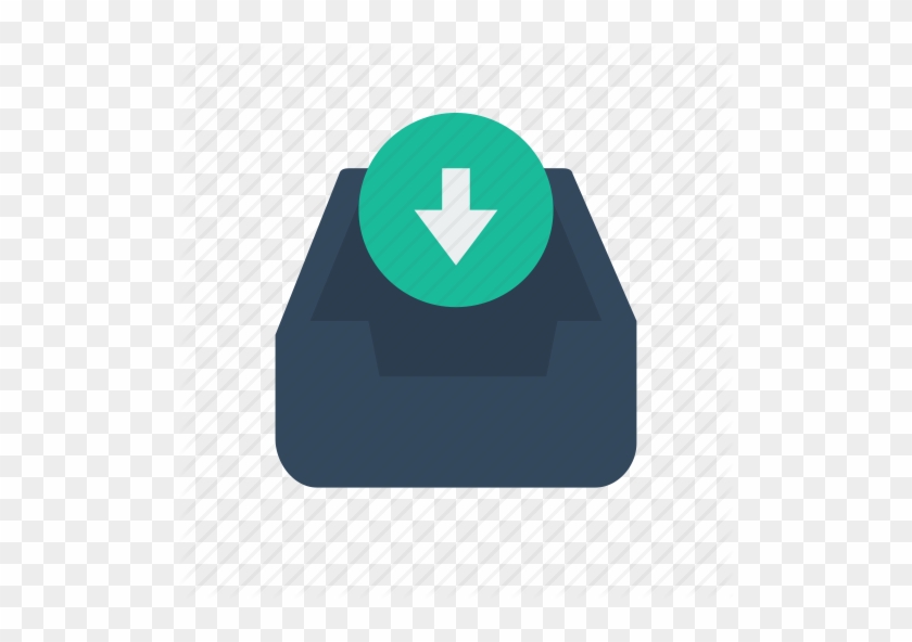 Free Technology Icons - Inbox Icon Flat #836000