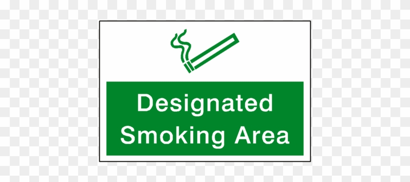 Designated Smoking Area Sign - Designated Smoking Area Sign #836040