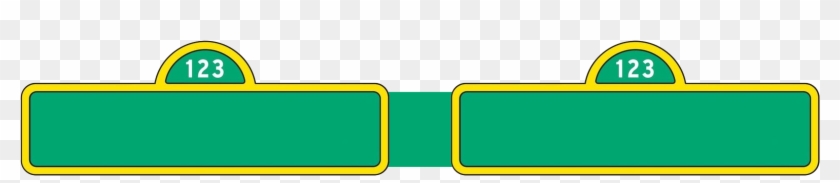 Sesame Street Sign Png - Sesame Street Sign #836159